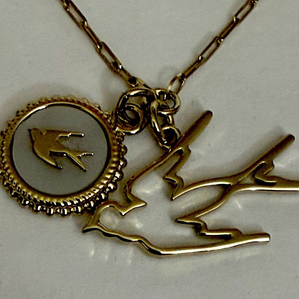 Alexander McQueen Gold Bird Bracelet